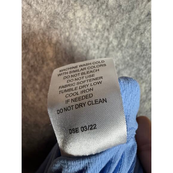 IBKUL Mens Blue Large Long Sleeve Shirt UPF Protection Cooling Stretch - Picture 6 of 8